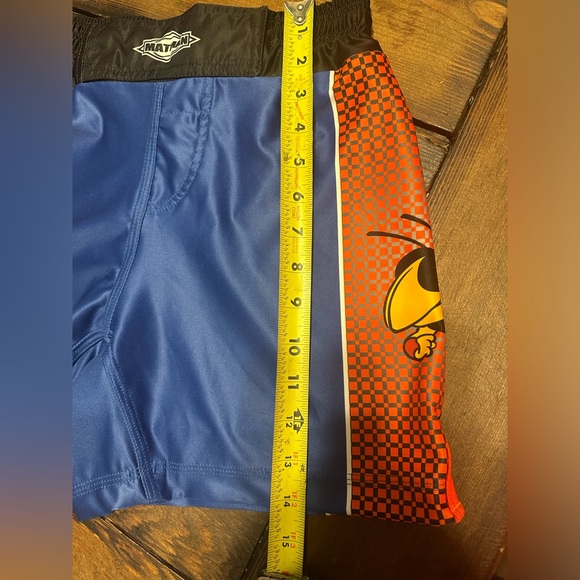 MatMan wrestling/jujitsu shorts. Red, blue, hornets, size 2xs with drawstring - Picture 5 of 10